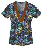 Flower Patch Deep V-Neck Top 